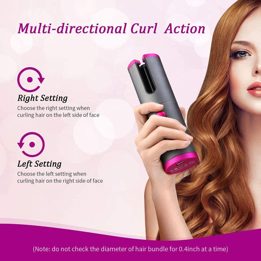 Επαναφορτιζόμενη USB Ασύρματη Φορητή Συσκευή για Μπούκλες Andowl με Ενσωματωμένη Μπαταρία και με Οθόνη LCD Επαναφορτιζόμενη USB Ασύρματη Φορητή Συσκευή για Μπούκλες Andowl με Ενσωματωμένη Μπαταρία και με Οθόνη LCD