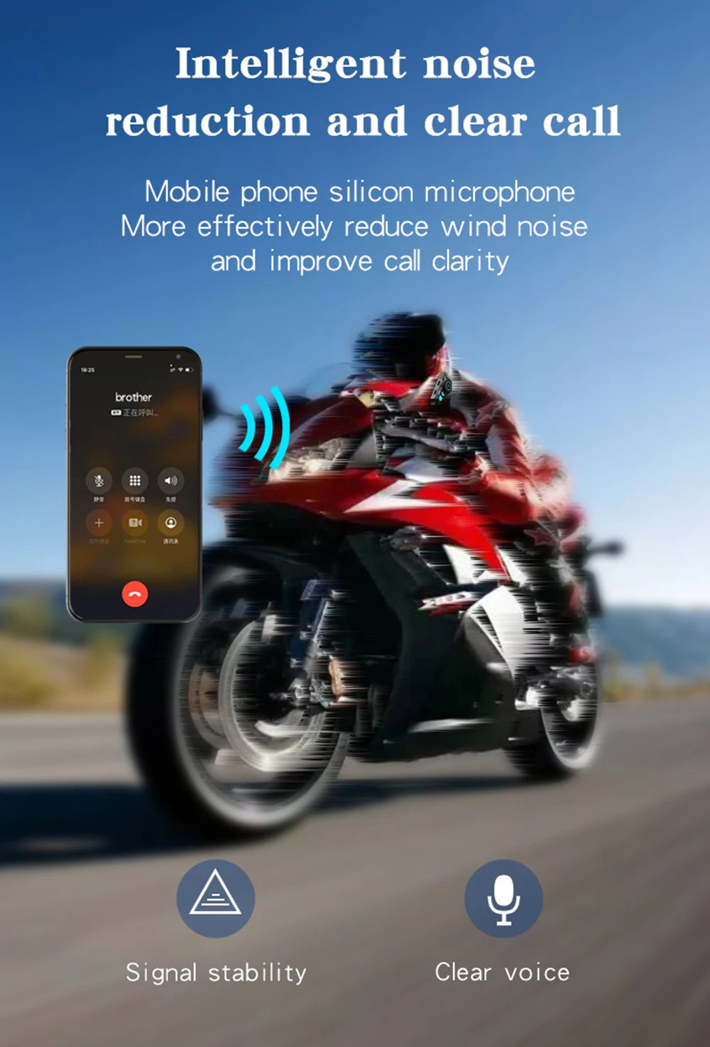 Επαναφορτιζόμενο Αδιάβροχο Σύστημα Ενδοεπικοινωνίας για Κράνος Μηχανής με Bluetooth & Μικρόφωνο Επαναφορτιζόμενο Αδιάβροχο Σύστημα Ενδοεπικοινωνίας για Κράνος Μηχανής με Bluetooth & Μικρόφωνο