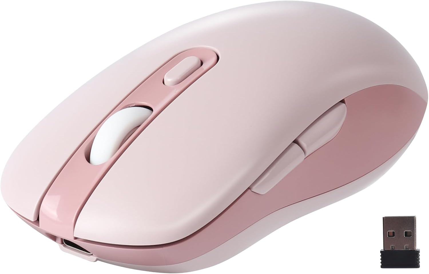 Επαναφορτιζόμενο Ασύρματο Ποντίκι Διπλής Λειτουργίας USB 2.4G & Bluetooth Επαναφορτιζόμενο Ασύρματο Ποντίκι Διπλής Λειτουργίας USB 2.4G & Bluetooth