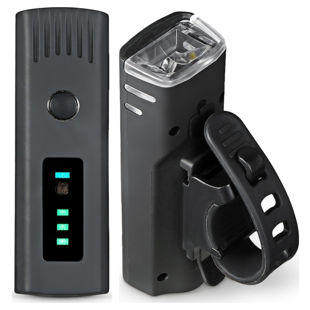 Επαναφορτιζόμενο Εμπρόσθιο Φως Ποδηλάτου LED με Αισθητήρα Φωτός & USB Φόρτιση Επαναφορτιζόμενο Εμπρόσθιο Φως Ποδηλάτου LED με Αισθητήρα Φωτός & USB Φόρτιση