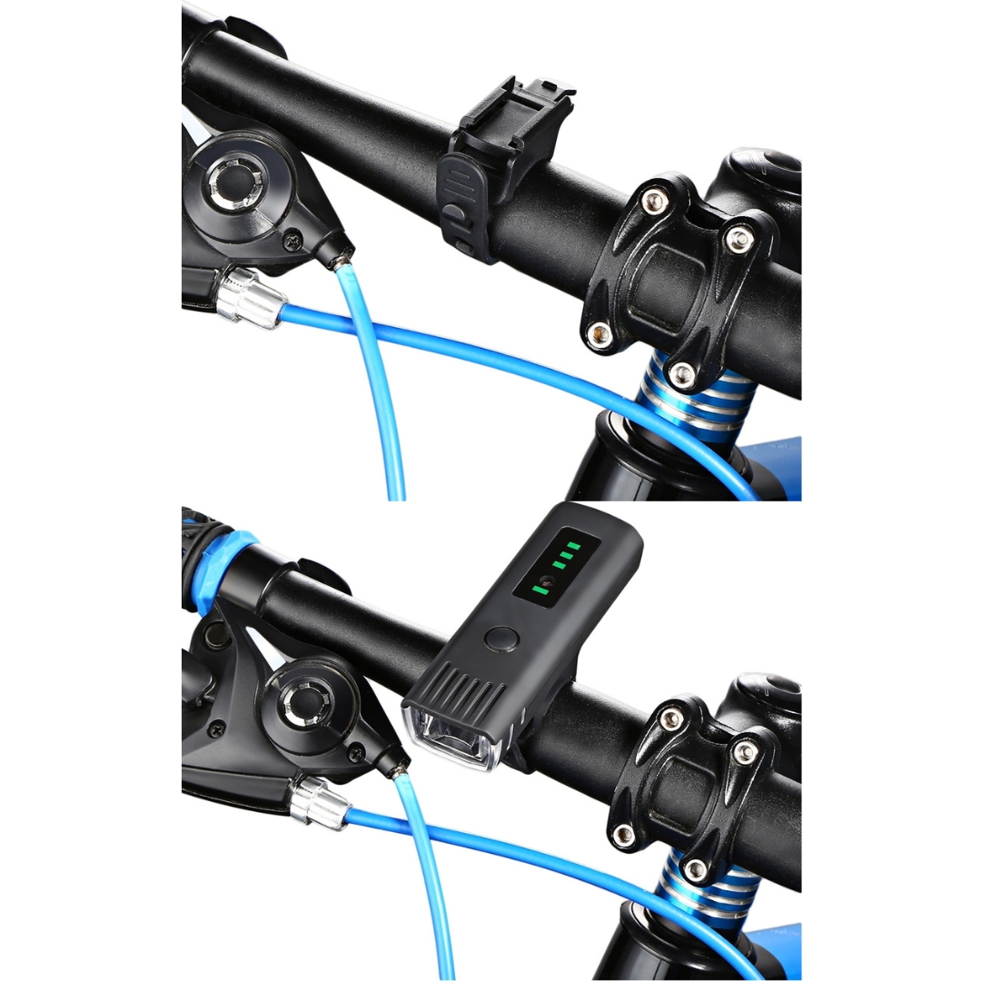 Επαναφορτιζόμενο Εμπρόσθιο Φως Ποδηλάτου LED με Αισθητήρα Φωτός & USB Φόρτιση Επαναφορτιζόμενο Εμπρόσθιο Φως Ποδηλάτου LED με Αισθητήρα Φωτός & USB Φόρτιση