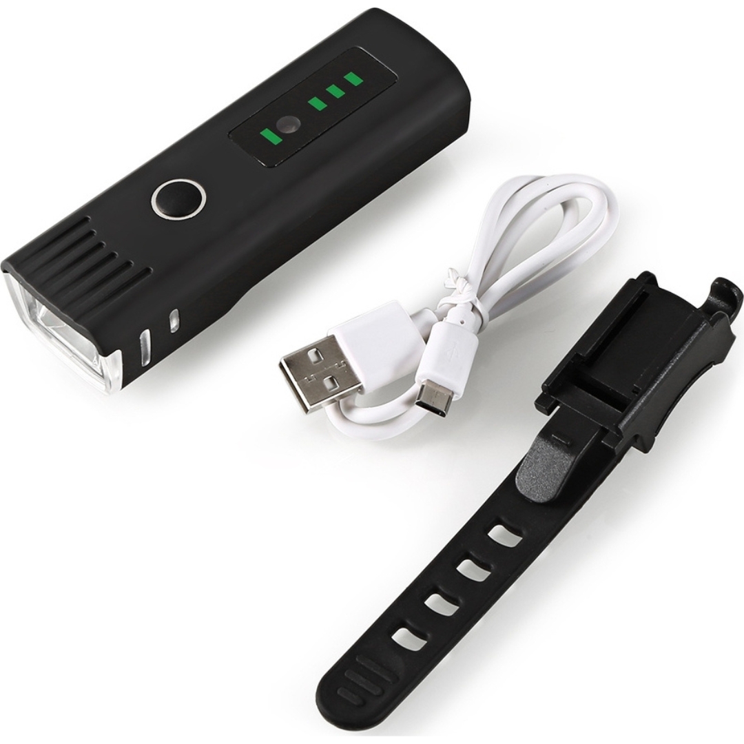 Επαναφορτιζόμενο Εμπρόσθιο Φως Ποδηλάτου LED με Αισθητήρα Φωτός & USB Φόρτιση Επαναφορτιζόμενο Εμπρόσθιο Φως Ποδηλάτου LED με Αισθητήρα Φωτός & USB Φόρτιση