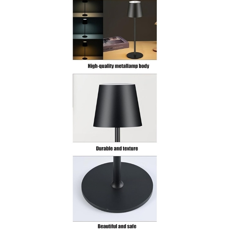 Επαναφορτιζόμενο Επιτραπέζιο LED Φωτιστικό Αφής με Διαβαθμιζόμενο Φωτισμό - 3W 70lm - Touch Dimmable Επαναφορτιζόμενο Επιτραπέζιο LED Φωτιστικό Αφής με Διαβαθμιζόμενο Φωτισμό - 3W 70lm - Touch Dimmable