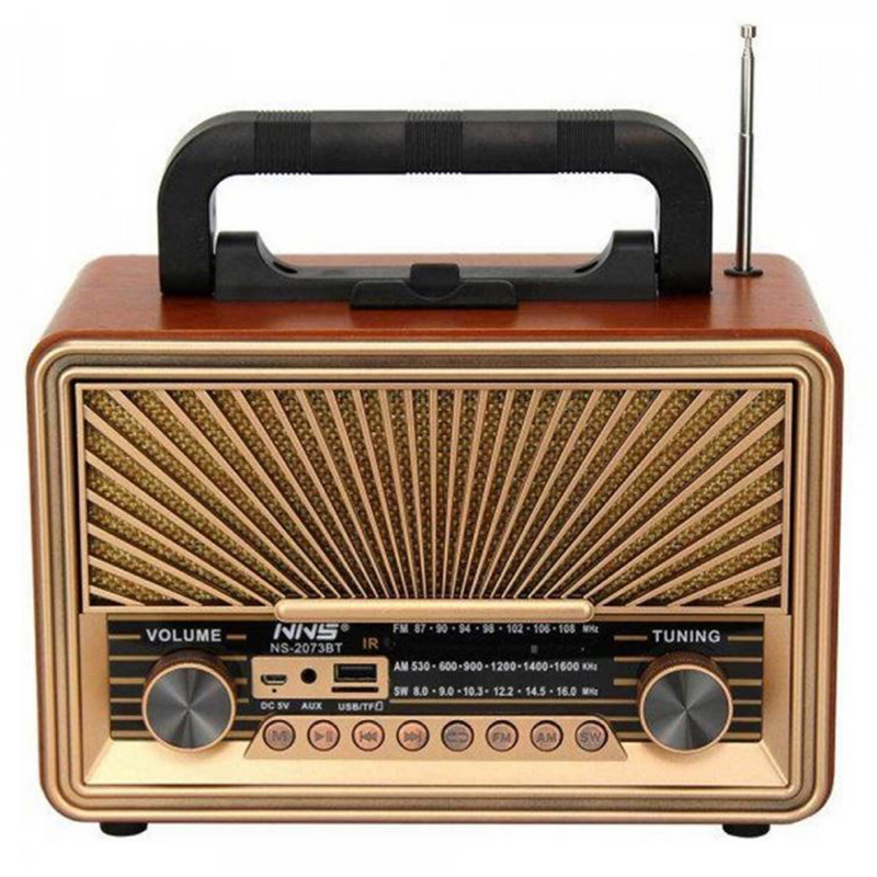 Επαναφορτιζόμενο Φορητό Επιτραπέζιο Vintage Ραδιόφωνο με USB / Bluetooth / AUX / SD Card & Βάση Κινητού Καφέ Επαναφορτιζόμενο Φορητό Επιτραπέζιο Vintage Ραδιόφωνο με USB / Bluetooth / AUX / SD Card & Βάση Κινητού Καφέ