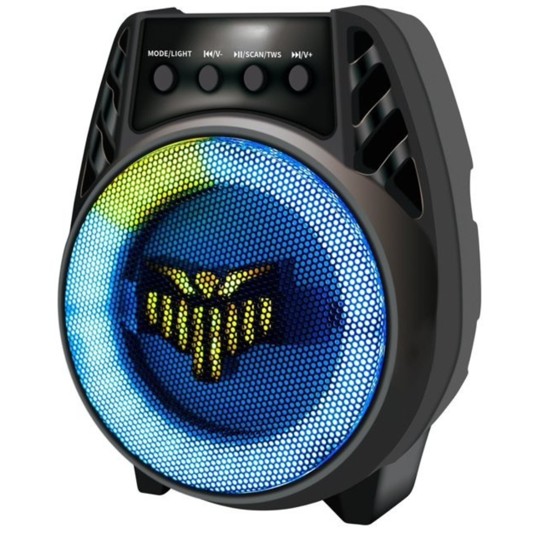 Επαναφορτιζόμενο Φορητό Ηχείο Bluetooth με Φωτισμό RGB, Bluetooth, USB & AUX 5W Επαναφορτιζόμενο Φορητό Ηχείο Bluetooth με Φωτισμό RGB, Bluetooth, USB & AUX 5W