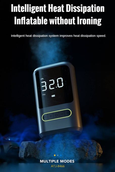 Φορητό Κομπρεσέρ Αέρα Μπαταρίας 150PSI με Οθόνη LCD Φορητό Κομπρεσέρ Αέρα Μπαταρίας 150PSI με Οθόνη LCD