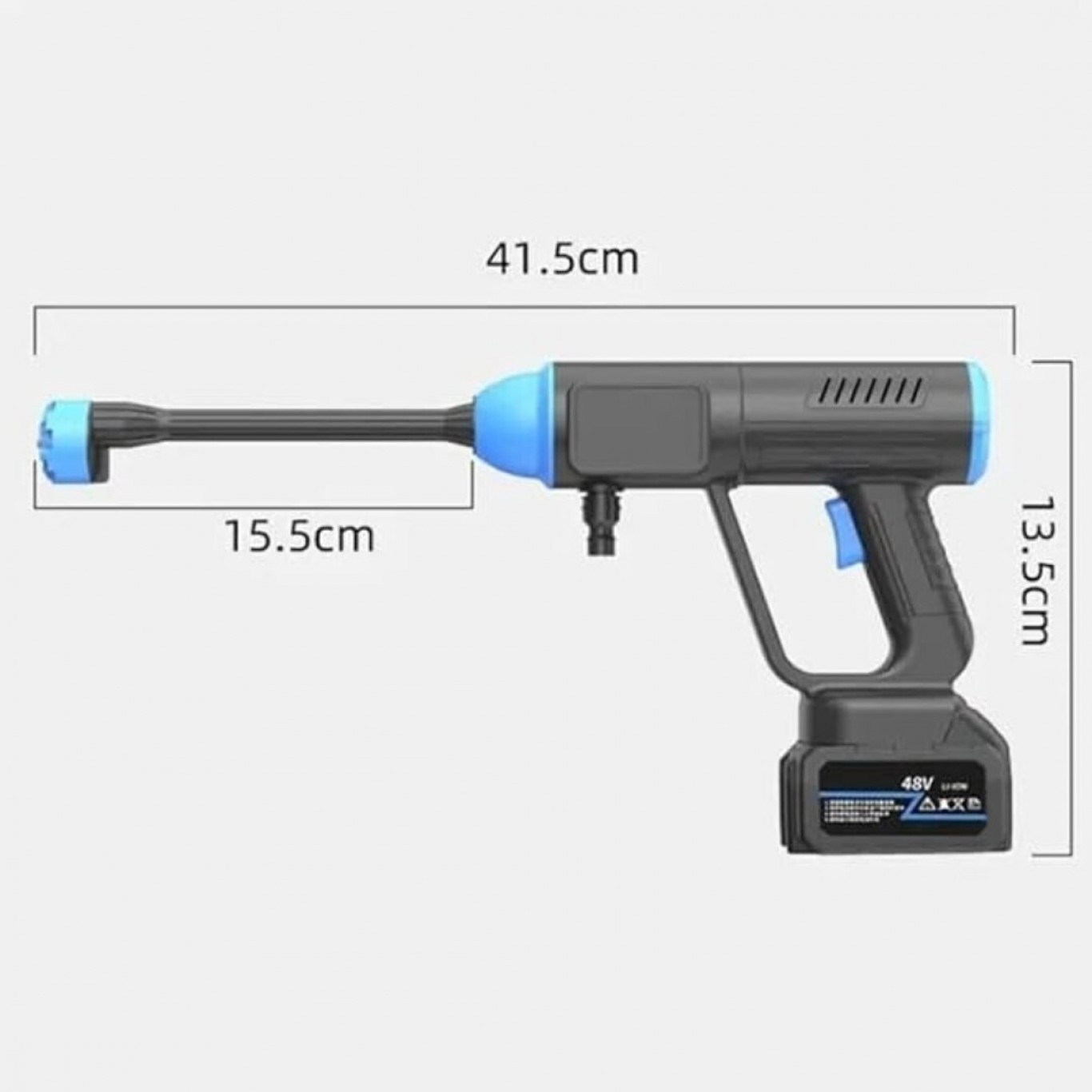 Επαναφορτιζόμενο Φορητό Πιστόλι Πλυσίματος - Πιεστικό νερού 48V με Ισχυρό Μοτέρ Επαναφορτιζόμενο Φορητό Πιστόλι Πλυσίματος - Πιεστικό νερού 48V με Ισχυρό Μοτέρ