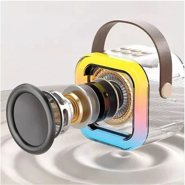 Επαναφορτιζόμενο Φορητό Σύστημα Karaoke Bluetooth με Ασύρματo Μικρόφωνo, και Φωτισμό LED RGB Arrango Επαναφορτιζόμενο Φορητό Σύστημα Karaoke Bluetooth με Ασύρματo Μικρόφωνo, και Φωτισμό LED RGB Arrango