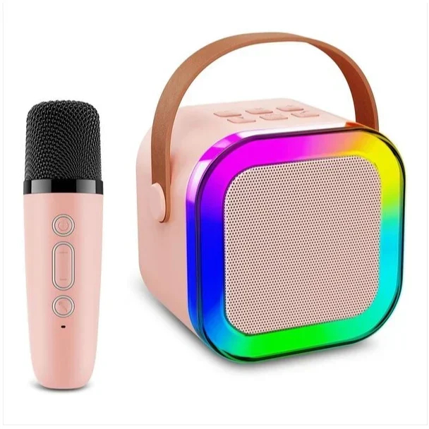 Επαναφορτιζόμενο Φορητό Σύστημα Karaoke Bluetooth με Ασύρματo Μικρόφωνo, και Φωτισμό LED RGB Arrango Επαναφορτιζόμενο Φορητό Σύστημα Karaoke Bluetooth με Ασύρματo Μικρόφωνo, και Φωτισμό LED RGB Arrango