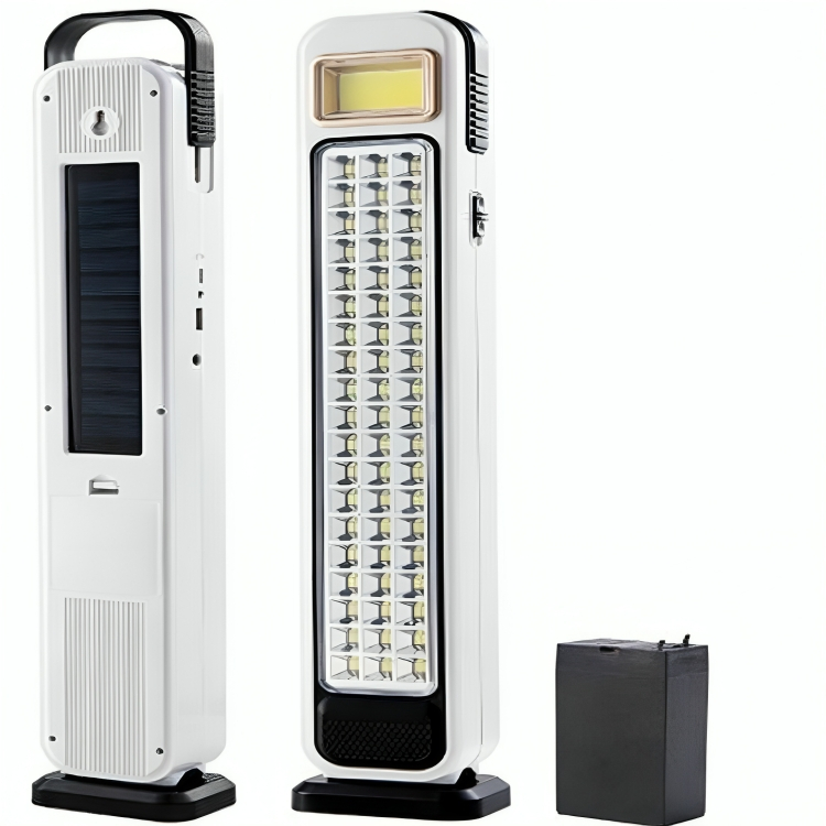 Επαναφορτιζόμενο Ηλιακό Φωτιστικό 47 LED με Ενσωματωμένο Πάνελ Επαναφορτιζόμενο Ηλιακό Φωτιστικό 47 LED με Ενσωματωμένο Πάνελ