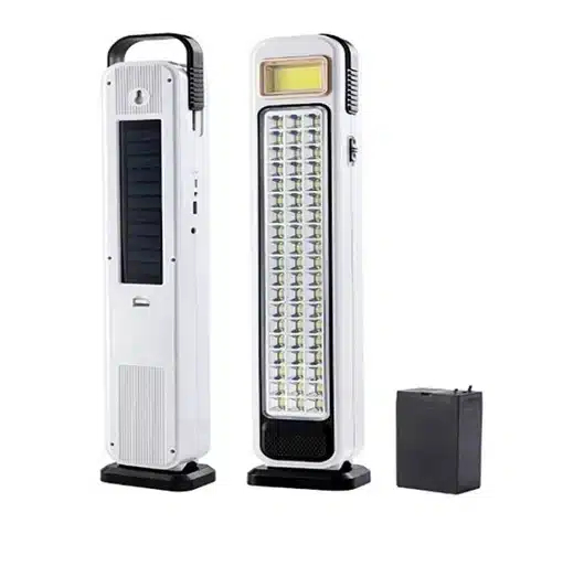 Επαναφορτιζόμενο Ηλιακό Φωτιστικό 47LED Εκτάκτου Ανάγκης με Ενσωματωμένο Panel Επαναφορτιζόμενο Ηλιακό Φωτιστικό 47LED Εκτάκτου Ανάγκης με Ενσωματωμένο Panel
