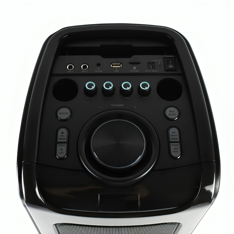 Επαναφορτιζόμενο Ηχείο Καραόκε - Subwoofer 40W Bluetooth με Μικρόφωνο, Ραδιόφωνο, Τηλεχειριστήριο και Διακοσμητικό RGB LED Φωτισμό - Andowl Επαναφορτιζόμενο Ηχείο Καραόκε - Subwoofer 40W Bluetooth με Μικρόφωνο, Ραδιόφωνο, Τηλεχειριστήριο και Διακοσμητικό RGB LED Φωτισμό - Andowl