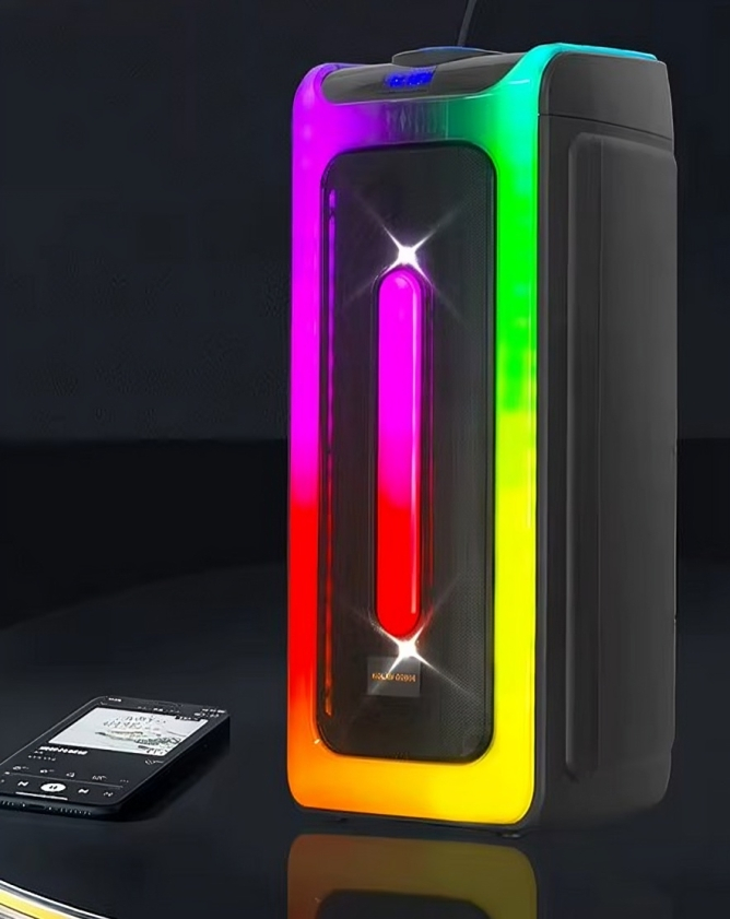 Επαναφορτιζόμενο Ηχείο Καραόκε - Subwoofer 40W Bluetooth με Μικρόφωνο, Ραδιόφωνο, Τηλεχειριστήριο και Διακοσμητικό RGB LED Φωτισμό - Andowl Επαναφορτιζόμενο Ηχείο Καραόκε - Subwoofer 40W Bluetooth με Μικρόφωνο, Ραδιόφωνο, Τηλεχειριστήριο και Διακοσμητικό RGB LED Φωτισμό - Andowl