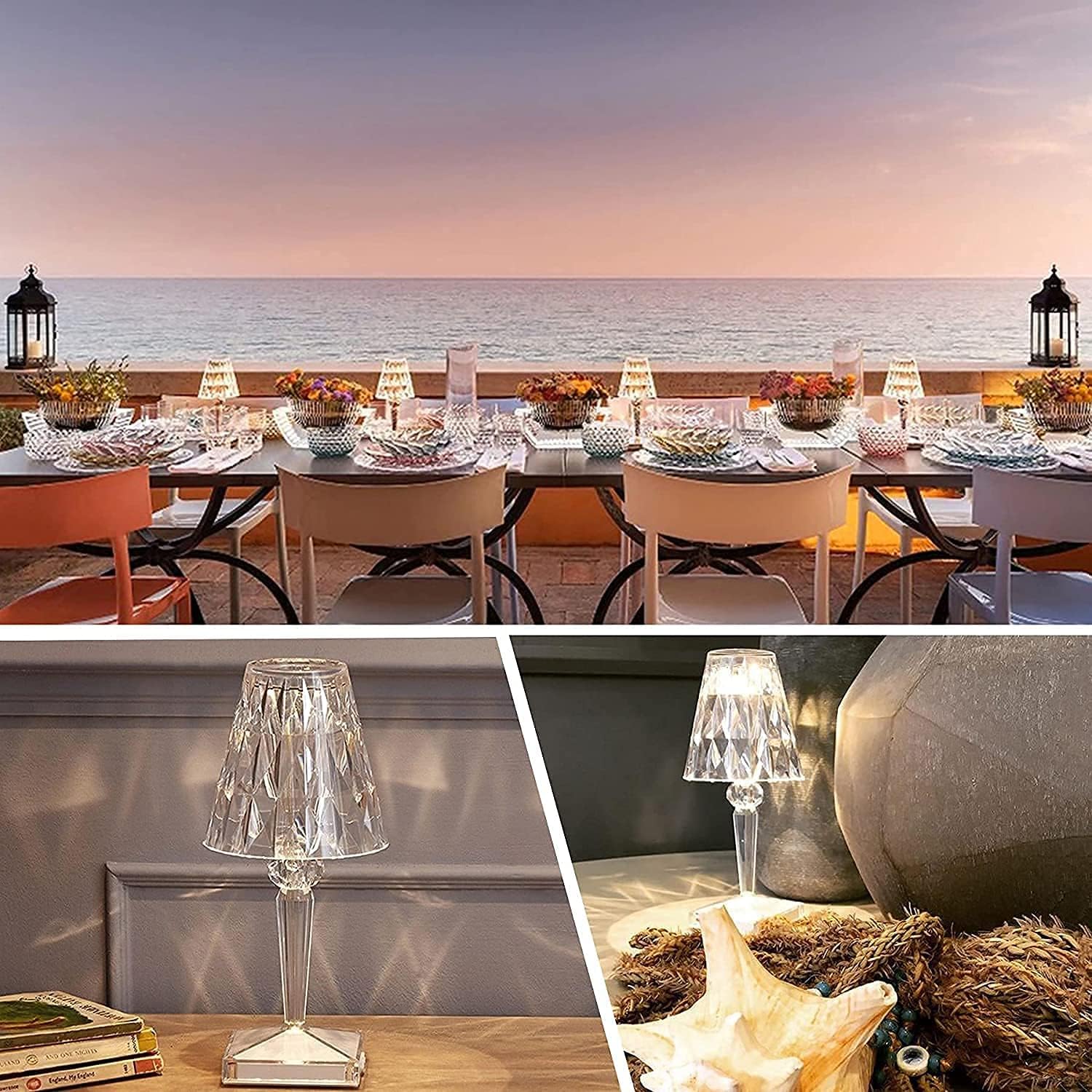 Επαναφορτιζόμενο LED RGB Διάφανο Διακοσμητικό Φωτιστικό με Εφέ Κρυστάλλου & Τηλεχειριστήριο - Crystal Lamp Επαναφορτιζόμενο LED RGB Διάφανο Διακοσμητικό Φωτιστικό με Εφέ Κρυστάλλου & Τηλεχειριστήριο - Crystal Lamp