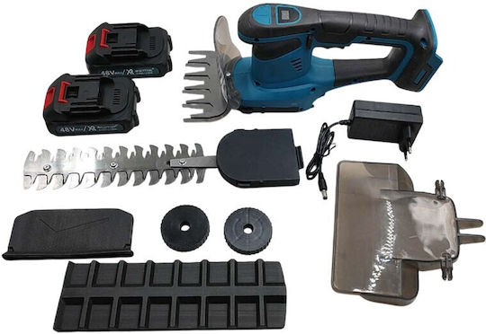 Επαναφορτιζόμενο Μπορντουροψάλιδο 48V 110mm Με 2 Μπαταρίες Επαναφορτιζόμενο Μπορντουροψάλιδο 48V 110mm Με 2 Μπαταρίες