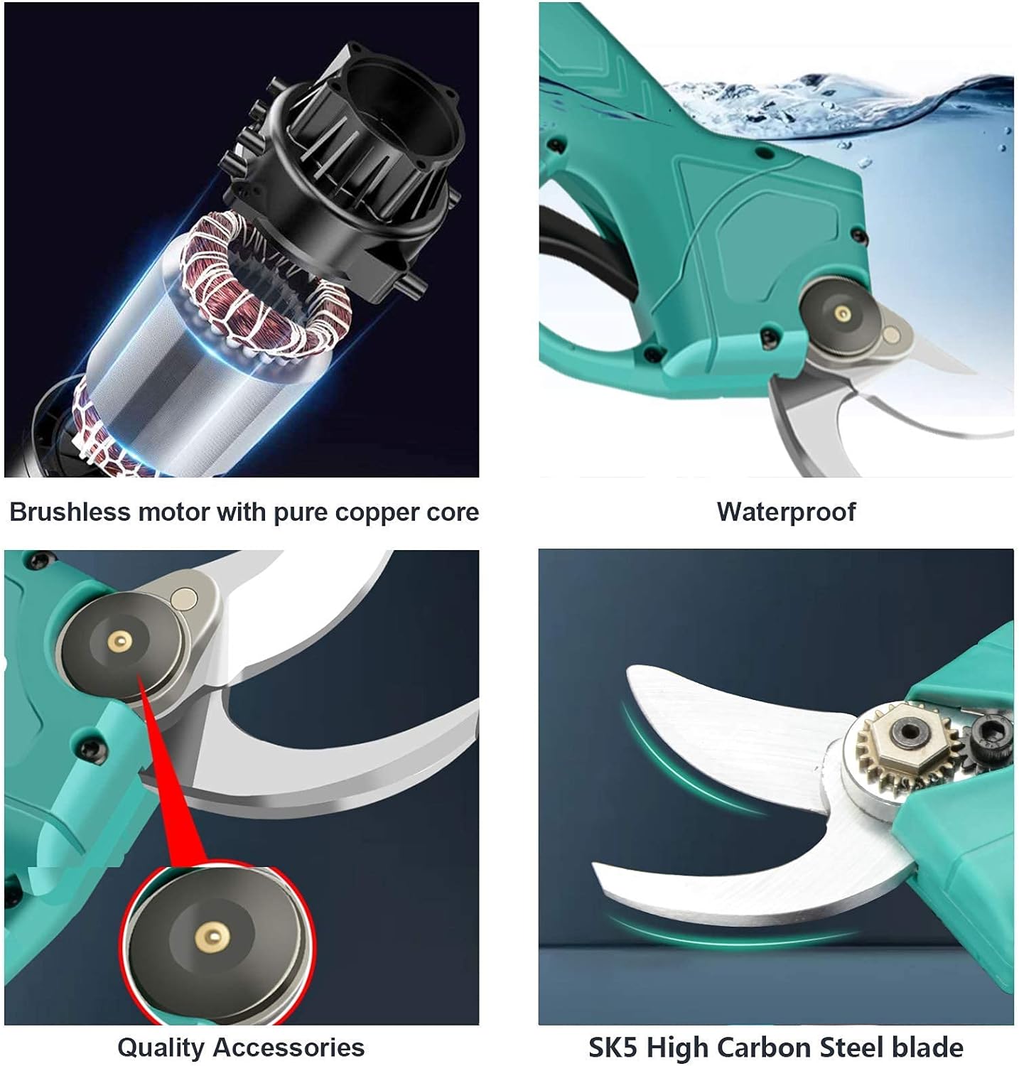 Επαναφορτιζόμενο Ψαλίδι Κλαδέματος 36W - Μέγιστη Διάμετρος Κοπής 25mm - Σετ με 2 Μπαταρίες Επαναφορτιζόμενο Ψαλίδι Κλαδέματος 36W - Μέγιστη Διάμετρος Κοπής 25mm - Σετ με 2 Μπαταρίες