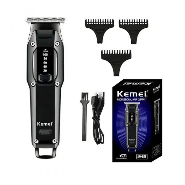Επαναφορτιζόμενο Trimmer - Κουρευτική Μηχανή KEMEI με Μπαταρία Λιθίου 1200maH Επαναφορτιζόμενο Trimmer - Κουρευτική Μηχανή KEMEI με Μπαταρία Λιθίου 1200maH