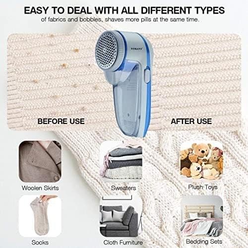 Επαναφορτιζόμενος Αποχνουδωτής - Φορητή Συσκευή Αφαίρεσης Χνουδιών 2W Sokany Λευκός Επαναφορτιζόμενος Αποχνουδωτής - Φορητή Συσκευή Αφαίρεσης Χνουδιών 2W Sokany Λευκός