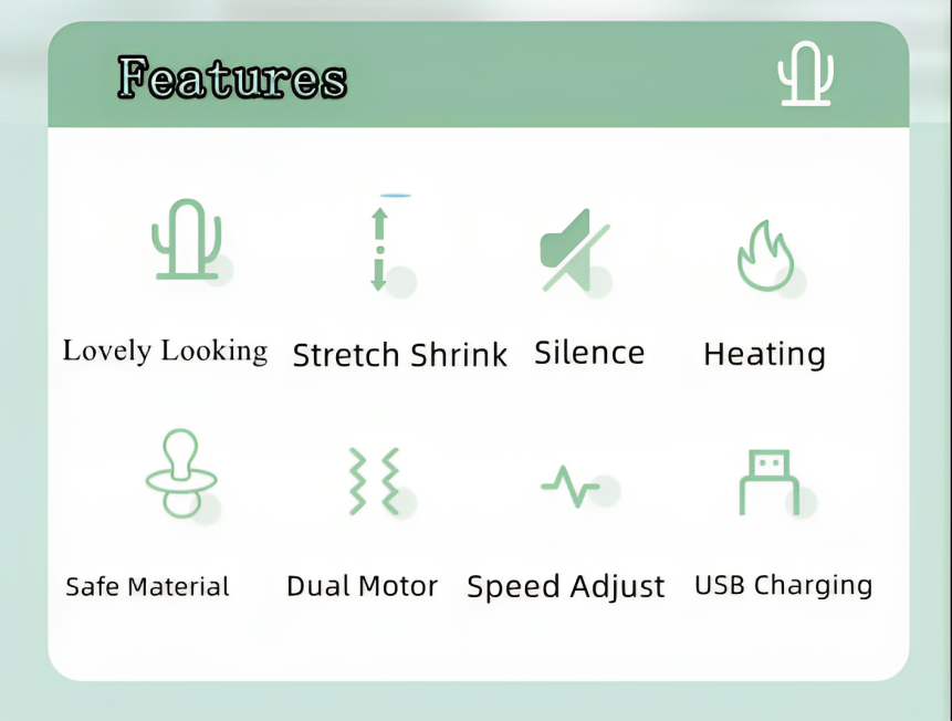 Επαναφορτιζόμενος Διπλός Δονητής για Κολπική & Κλειτοριδική Διέγερση - Με 10 Λειτουργίες Δόνησης - Κάκτος Επαναφορτιζόμενος Διπλός Δονητής για Κολπική & Κλειτοριδική Διέγερση - Με 10 Λειτουργίες Δόνησης - Κάκτος