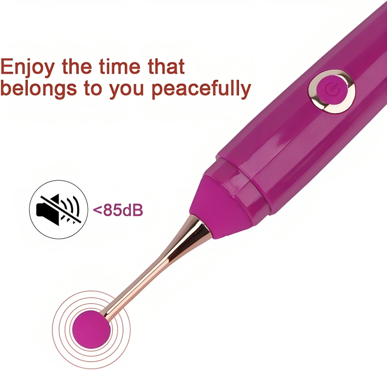 Επαναφορτιζόμενος Δονητής Κλειτορίδας με 3 Κεφαλές & 10 Λειτουργίες Δόνησης Επαναφορτιζόμενος Δονητής Κλειτορίδας με 3 Κεφαλές & 10 Λειτουργίες Δόνησης