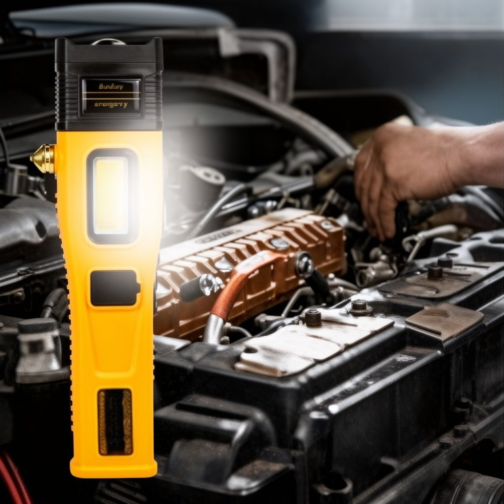 Επαναφορτιζόμενος Φακός Έκτακτης Ανάγκης LED με Power Bank και Πλευρικό Φωτισμό Επαναφορτιζόμενος Φακός Έκτακτης Ανάγκης LED με Power Bank και Πλευρικό Φωτισμό