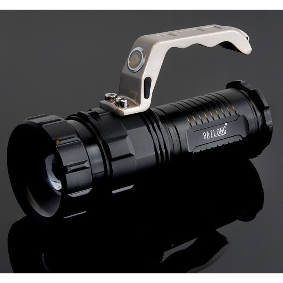 Επαναφορτιζόμενος Φακός LED Αδιάβροχος με Μέγιστη Φωτεινότητα 2000lm Επαναφορτιζόμενος Φακός LED Αδιάβροχος με Μέγιστη Φωτεινότητα 2000lm