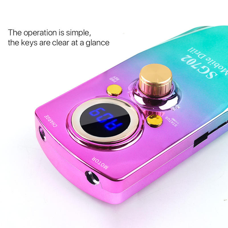 Επαναφορτιζόμενος Φορητός Τροχός Νυχιών 35000rpm Επαναφορτιζόμενος Φορητός Τροχός Νυχιών 35000rpm