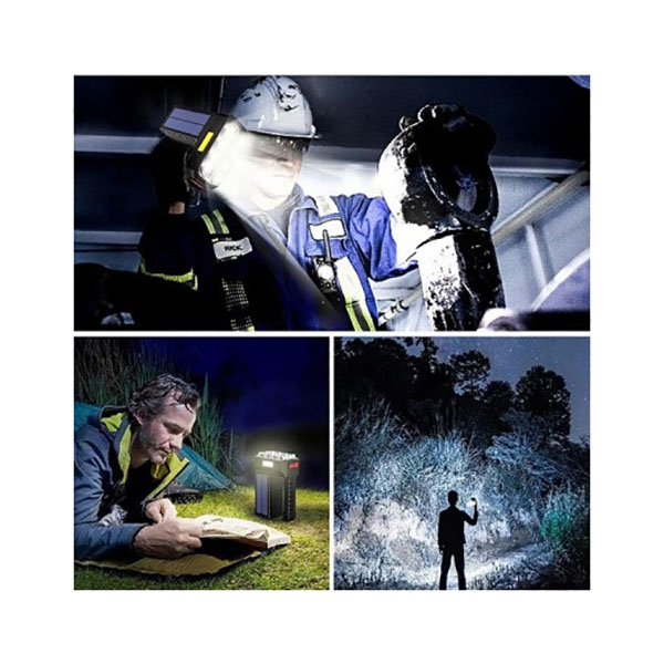 Ηλιακός Φακός LED COB 4 Λειτουργιών ABZ1008 11LED+3COB Ηλιακός Φακός LED COB 4 Λειτουργιών ABZ1008 11LED+3COB