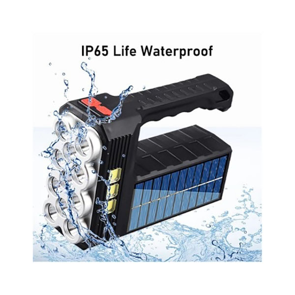 Ηλιακός Φακός LED COB 4 Λειτουργιών ABZ1008 11LED+3COB Ηλιακός Φακός LED COB 4 Λειτουργιών ABZ1008 11LED+3COB