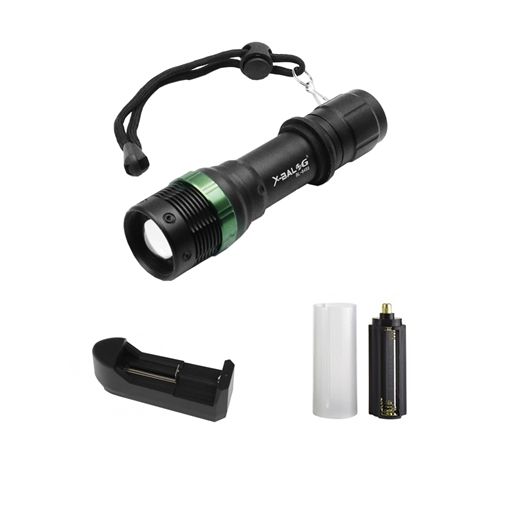 Επαναφορτιζόμενος LED Φακός 1800LM Ψυχρό Λευκο 6000K με 3 Λειτουργίες Φωτισμού και Δυνατότητα Εστίασης Δέσμης. Επαναφορτιζόμενος LED Φακός 1800LM Ψυχρό Λευκο 6000K με 3 Λειτουργίες Φωτισμού και Δυνατότητα Εστίασης Δέσμης.