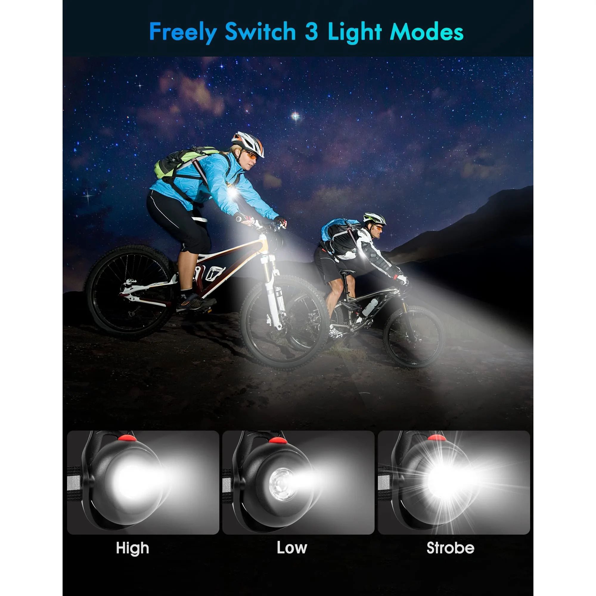 Επαναφορτιζόμενος LED Φακός Στήθους για Τρέξιμο 250Lm με 4 Λειτουργίες Φωτισμού Επαναφορτιζόμενος LED Φακός Στήθους για Τρέξιμο 250Lm με 4 Λειτουργίες Φωτισμού