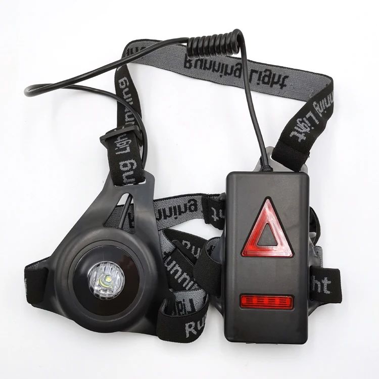 Επαναφορτιζόμενος LED Φακός Στήθους για Τρέξιμο 250Lm με 4 Λειτουργίες Φωτισμού Επαναφορτιζόμενος LED Φακός Στήθους για Τρέξιμο 250Lm με 4 Λειτουργίες Φωτισμού