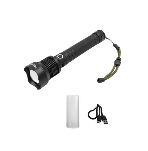 Επαναφορτιζόμενος LED Φακός USB 5V Ψυχρό Λευκο 6000K με 3 Λειτουργίες Φωτισμού και Δυνατότητα Αυξομείωσης Δέσμης Φωτός Επαναφορτιζόμενος LED Φακός USB 5V Ψυχρό Λευκο 6000K με 3 Λειτουργίες Φωτισμού και Δυνατότητα Αυξομείωσης Δέσμης Φωτός