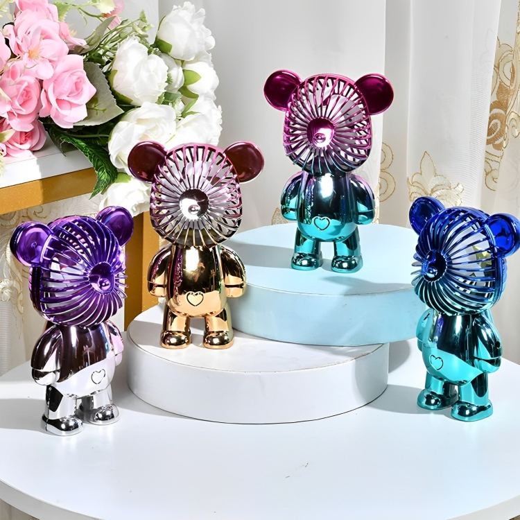 Επαναφορτιζόμενος Μίνι Ανεμιστήρας Αρκουδάκι - Mini Rechargeable USB Handy Fan - 4 Γυαλιστερά Χρώματα Επαναφορτιζόμενος Μίνι Ανεμιστήρας Αρκουδάκι - Mini Rechargeable USB Handy Fan - 4 Γυαλιστερά Χρώματα