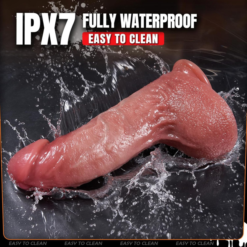 Επαναφορτιζόμενος Ρεαλιστικός Δονητής - Dildo με Δυναμική Διείσδυση & Ασύρματο Χειριστήριο - 7 Modes Thrusting & 10 Modes Vibration Επαναφορτιζόμενος Ρεαλιστικός Δονητής - Dildo με Δυναμική Διείσδυση & Ασύρματο Χειριστήριο - 7 Modes Thrusting & 10 Modes Vibration