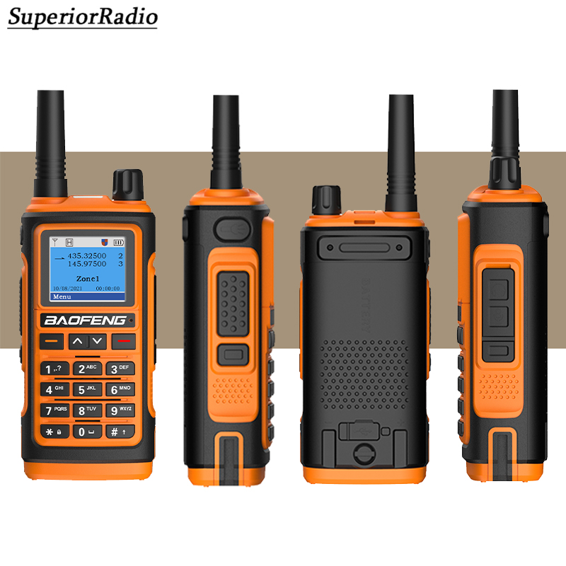 Επαναφορτιζόμενος Type - C Ασύρματος Φορητός Πομποδέκτης VHF – UHF 5W BAOFENG με Οθόνη LCD & Διπλό LED Φακό Επαναφορτιζόμενος Type - C Ασύρματος Φορητός Πομποδέκτης VHF – UHF 5W BAOFENG με Οθόνη LCD & Διπλό LED Φακό