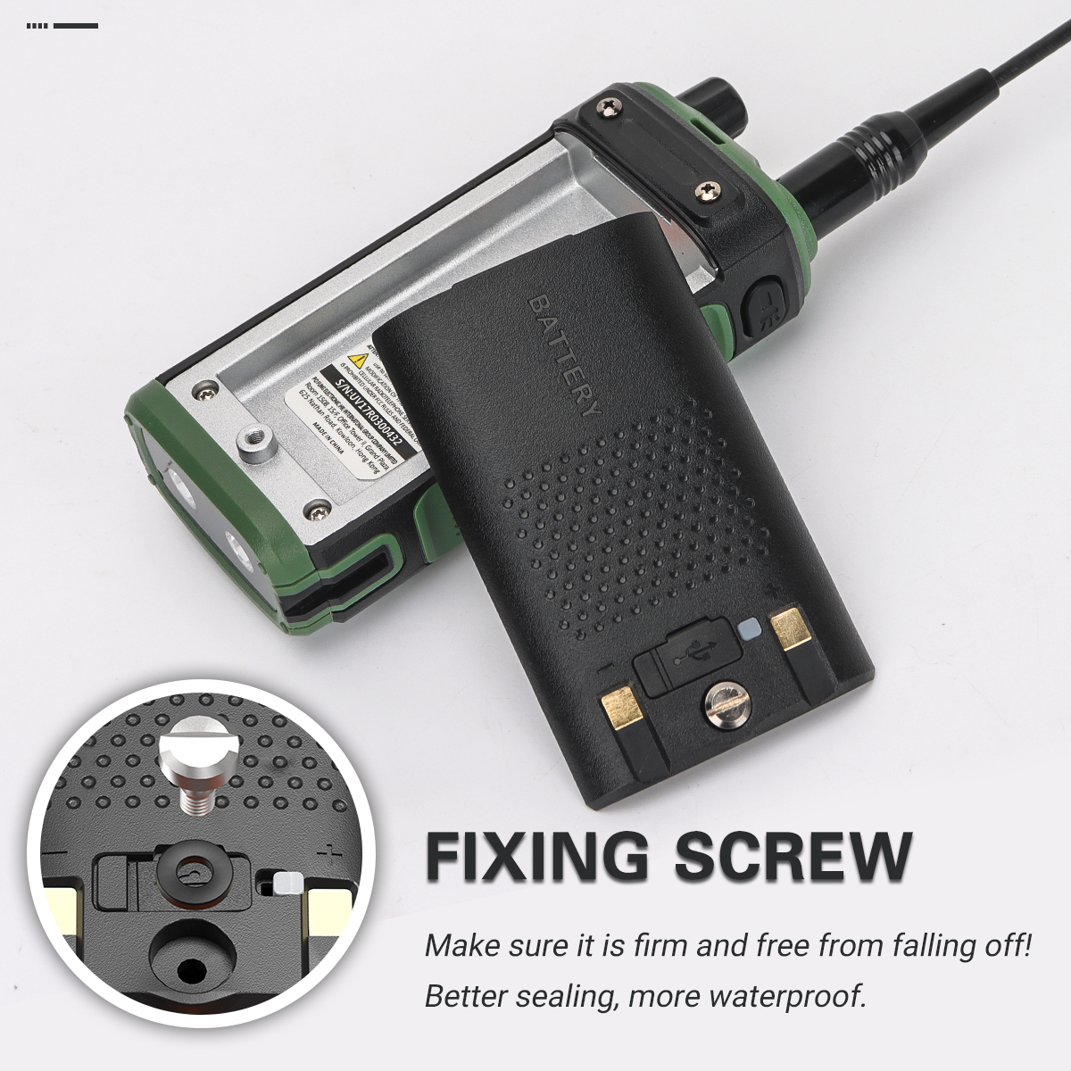 Επαναφορτιζόμενος Type - C Ασύρματος Φορητός Πομποδέκτης VHF – UHF 5W BAOFENG με Οθόνη LCD & Διπλό LED Φακό Επαναφορτιζόμενος Type - C Ασύρματος Φορητός Πομποδέκτης VHF – UHF 5W BAOFENG με Οθόνη LCD & Διπλό LED Φακό