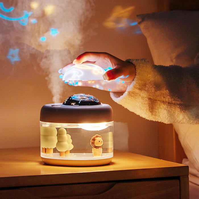 Επαναφορτιζόμενος Υγραντήρας Υπερήχων - Συσκευή Αρωματοθεραπείας με Περιστρεφόμενο Προτζέκτορα & Φωτάκι Νυκτός 500ml Επαναφορτιζόμενος Υγραντήρας Υπερήχων - Συσκευή Αρωματοθεραπείας με Περιστρεφόμενο Προτζέκτορα & Φωτάκι Νυκτός 500ml