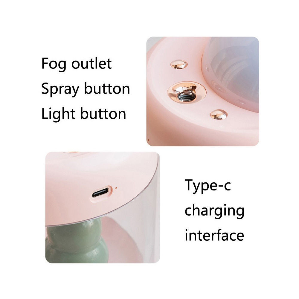 Επαναφορτιζόμενος Υγραντήρας Υπερήχων - Συσκευή Αρωματοθεραπείας με Περιστρεφόμενο Προτζέκτορα & Φωτάκι Νυκτός 500ml Επαναφορτιζόμενος Υγραντήρας Υπερήχων - Συσκευή Αρωματοθεραπείας με Περιστρεφόμενο Προτζέκτορα & Φωτάκι Νυκτός 500ml