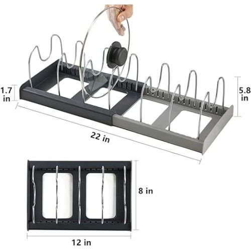 Επεκτεινόμενη Βάση Οργάνωσης Κουζίνας Πιατοθήκη - Ραφιέρα Βάση Οργάνωσης και Αποστράγγισης Νεροχύτη για Όλα τα Σκεύη από 30 έως 56 εκ. Επεκτεινόμενη Βάση Οργάνωσης Κουζίνας Πιατοθήκη - Ραφιέρα Βάση Οργάνωσης και Αποστράγγισης Νεροχύτη για Όλα τα Σκεύη από 30 έως 56 εκ.