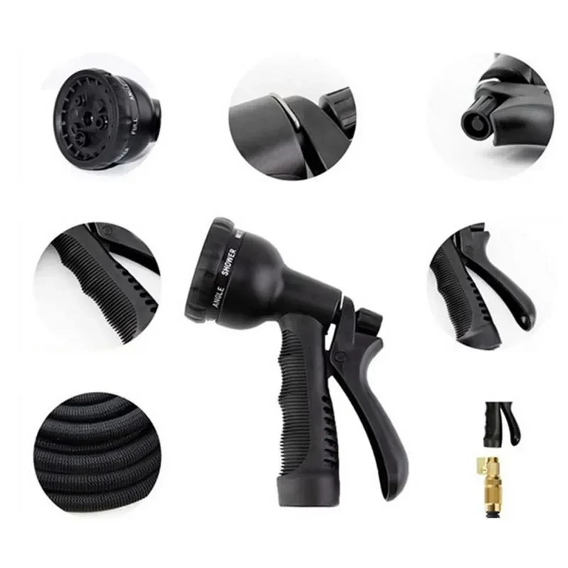 Επεκτεινόμενο Λάστιχο Κήπου Magic Garden Hose 75m Μαύρο Επεκτεινόμενο Λάστιχο Κήπου Magic Garden Hose 75m Μαύρο