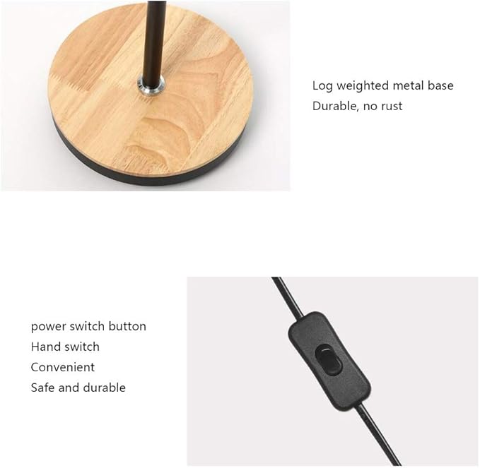 Επιδαπέδιο Φωτιστικό Εσωτερικού Χώρου Λευκό με Λεπτομέρειες με Εφέ Ξύλου – HomeTheory Επιδαπέδιο Φωτιστικό Εσωτερικού Χώρου Λευκό με Λεπτομέρειες με Εφέ Ξύλου – HomeTheory