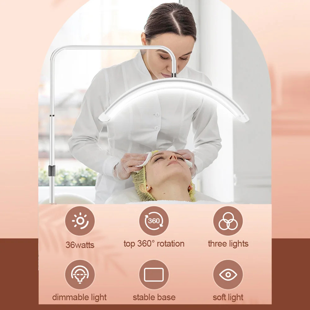 Επιδαπέδιο Κυρτό Φωτιστικό LED 36W με Ρυθμιζόμενο Ύψος, Περιστροφή 360°, Τηλεκοντρόλ & Βάση Στήριξης Κινητού – Ιδανικό για Αισθητικούς και Τεχνίτριες Νυχιών Επιδαπέδιο Κυρτό Φωτιστικό LED 36W με Ρυθμιζόμενο Ύψος, Περιστροφή 360°, Τηλεκοντρόλ & Βάση Στήριξης Κινητού – Ιδανικό για Αισθητικούς και Τεχνίτριες Νυχιών