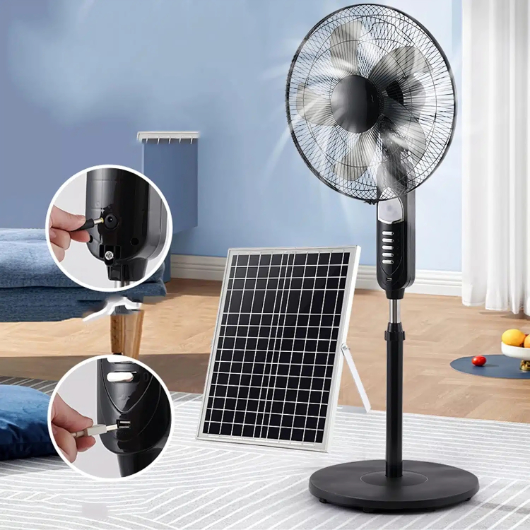 Επιδαπέδιος Ηλιακός Ανεμιστήρας 18W 3 Ταχυτήτων με Ηλιακό Πάνελ, Θύρα Φόρτισης USB και Φωτάκι LED - Γρήγορη Φόρτιση και Εξοικονόμηση Ενέργειας Επιδαπέδιος Ηλιακός Ανεμιστήρας 18W 3 Ταχυτήτων με Ηλιακό Πάνελ, Θύρα Φόρτισης USB και Φωτάκι LED - Γρήγορη Φόρτιση και Εξοικονόμηση Ενέργειας
