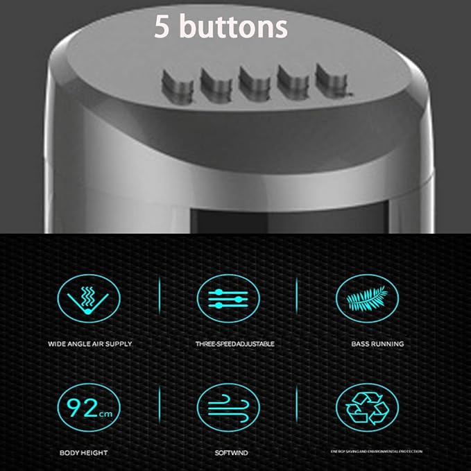 Επιδαπέδιος Πύργος Ανεμιστήρας Με 3 Ταχύτητες Επιδαπέδιος Πύργος Ανεμιστήρας Με 3 Ταχύτητες