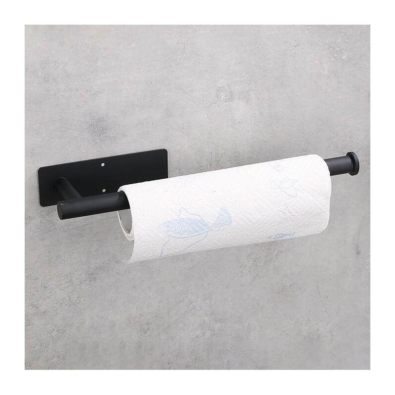 Επιτοίχια Ανοξείδωτη Βάση για Χαρτί Κουζίνας-Μαύρη 33,5 x 8 x 4,5 εκ. Επιτοίχια Ανοξείδωτη Βάση για Χαρτί Κουζίνας-Μαύρη 33,5 x 8 x 4,5 εκ.