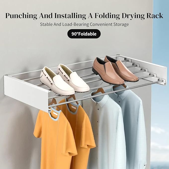 Επιτοίχια Πτυσσόμενη Απλώστρα Ρούχων 100cm Μεταλλική 5 Ράβδων Επιτοίχια Πτυσσόμενη Απλώστρα Ρούχων 100cm Μεταλλική 5 Ράβδων
