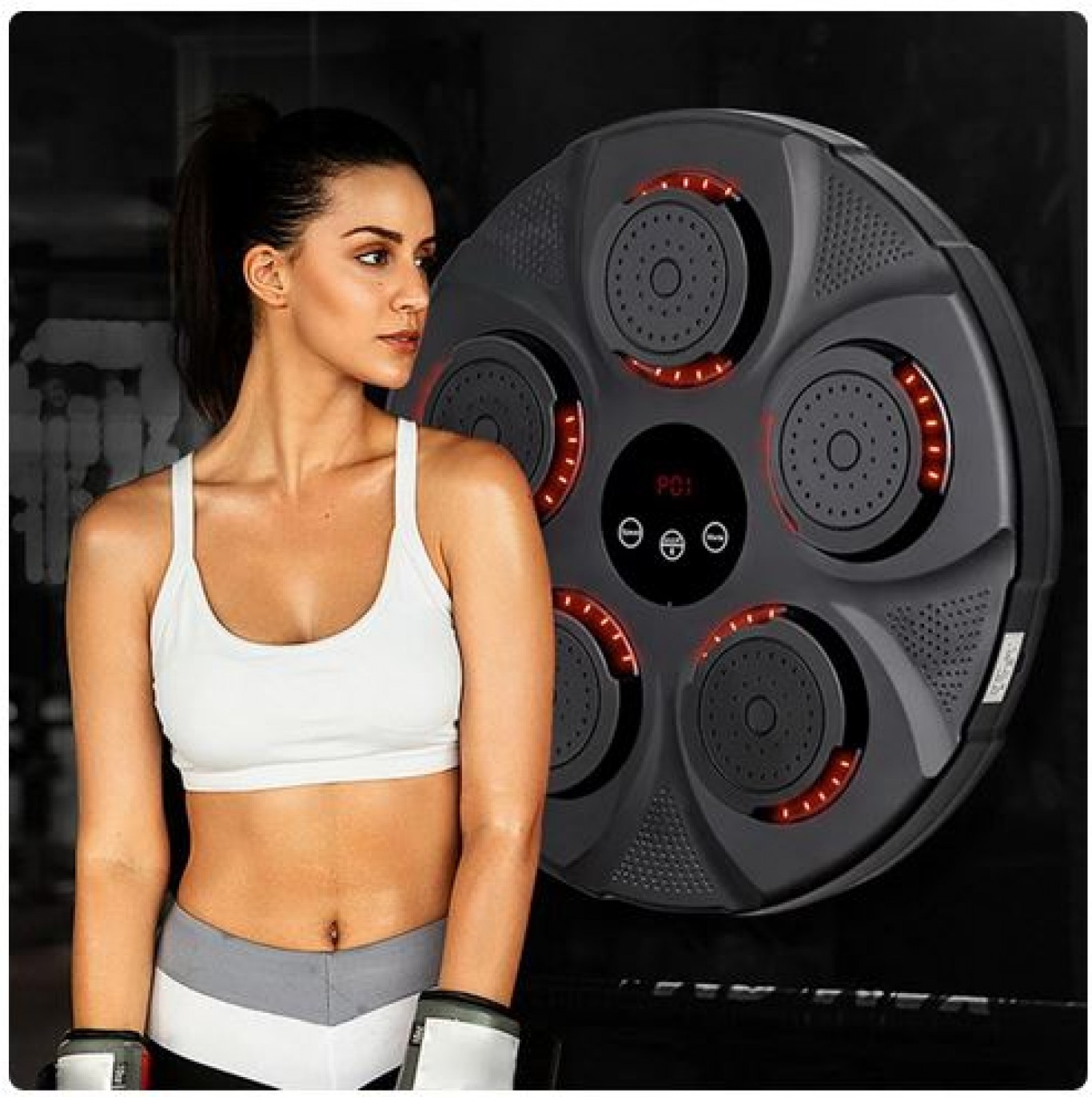 QJB10 Επιτοίχια Συσκευή Προπόνησης Πυγμαχίας με Bluetooth, Smart Music Boxing Machine QJB10 Επιτοίχια Συσκευή Προπόνησης Πυγμαχίας με Bluetooth, Smart Music Boxing Machine