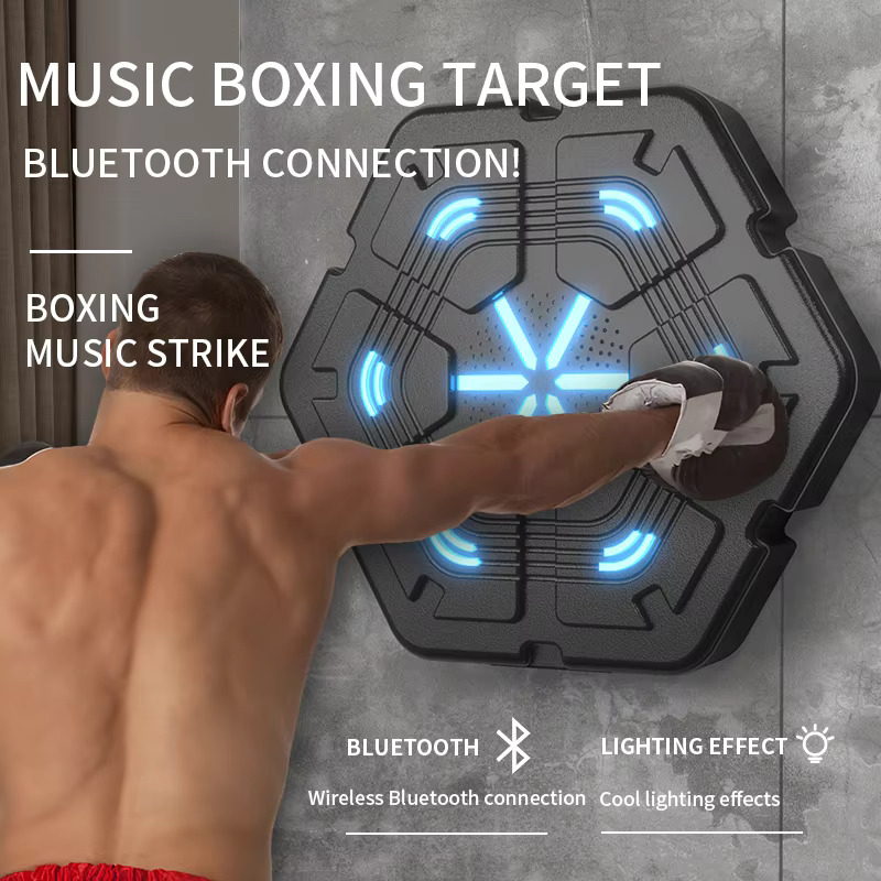 Επιτοίχια Συσκευή Προπόνησης Πυγμαχίας με Bluetooth και Μουσική Επιτοίχια Συσκευή Προπόνησης Πυγμαχίας με Bluetooth και Μουσική
