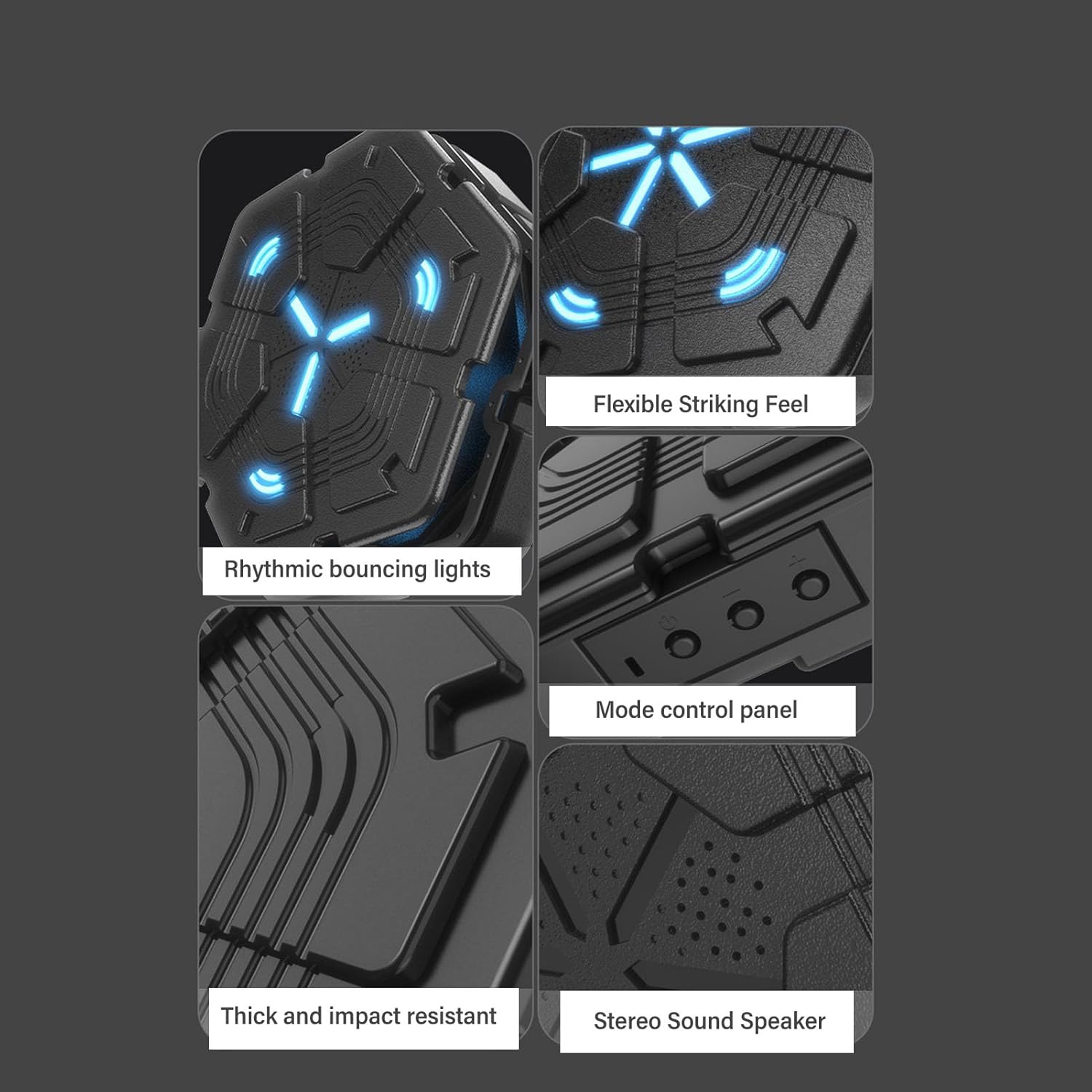 Επιτοίχια Συσκευή Προπόνησης Πυγμαχίας με Bluetooth και Μουσική Επιτοίχια Συσκευή Προπόνησης Πυγμαχίας με Bluetooth και Μουσική